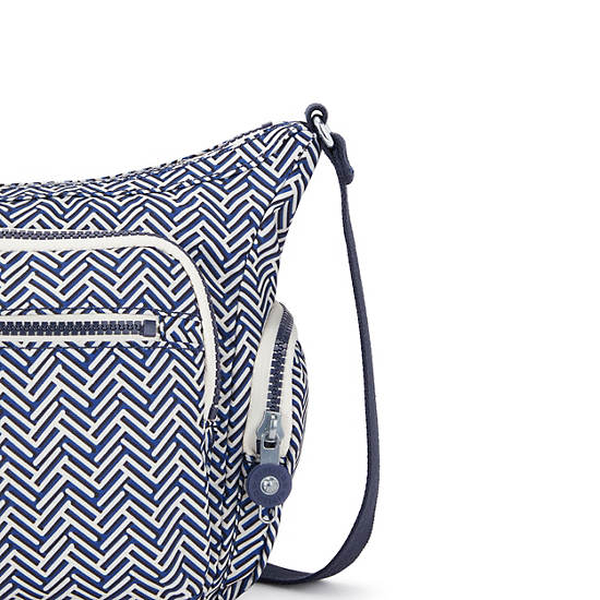 Kipling Gabbie Small Printed Crossbody Táska Szürke | HU 1146CT